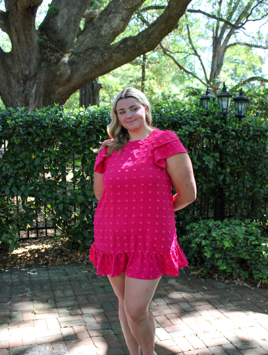 Pink Plus Size Dress LT