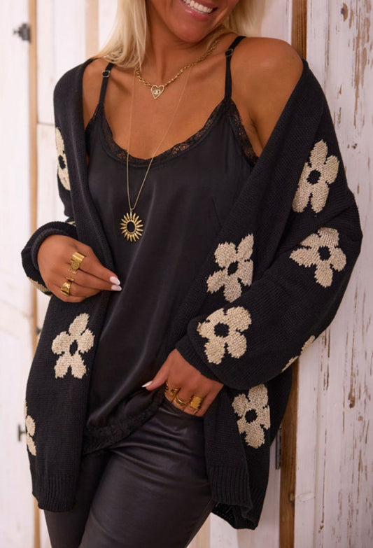 Floral Cardigan (Multiple Colors) RTS