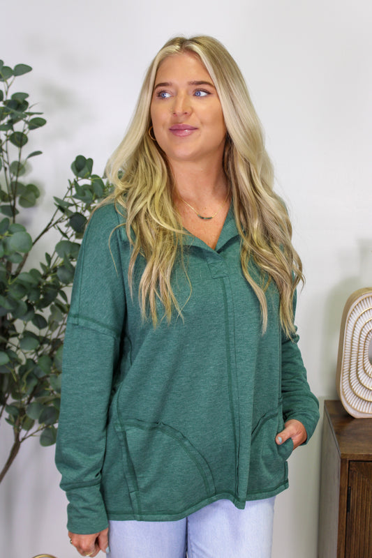 Green Boho Sweatshirt LT